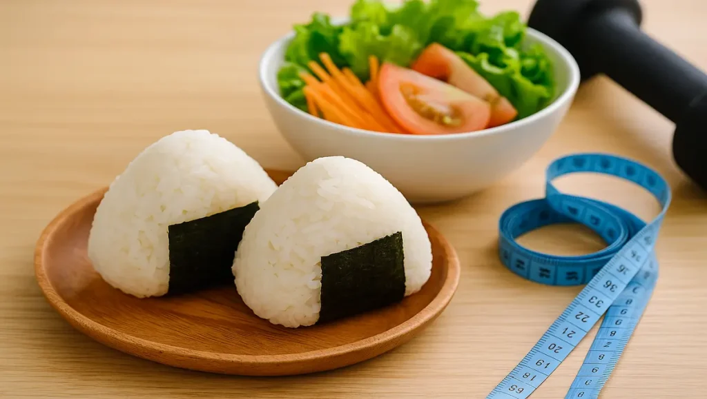 お昼におにぎりだけだと痩せる？
