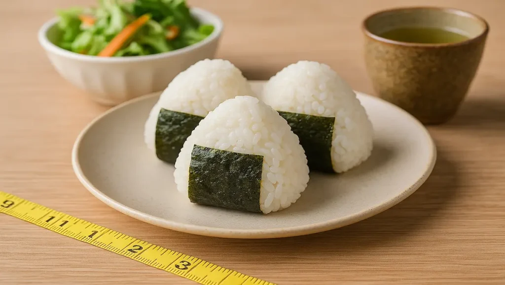 お昼におにぎりだけは太る？